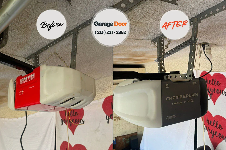 Before and after: garage door repair near me Mitchell